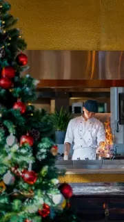 Taste the Joy of the Festive Season

Embrace the magic of the holidays @newworldphuquocresort, where island charm meets timeless traditions. From December 5 to January 5, guests can indulge in delightful experiences, including the Noël Afternoon Tea featuring handcrafted pastries and fine teas, alongside the Sugar & Spice Lounge offering tempting festive treats. As evenings come alive with “Starry Nights,” diners can enjoy a buffet of Asian and Western favourites under the stars, complemented by live music and themed movie nights. 

Explore more now!

#AJourneyofJoy
#NewWorldPhuQuocResort
#NewWorldHotels