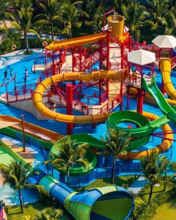 Colour-slide fun at Aqua World, New World Phu Quoc Resort

Bright slides, big splashes, and non-stop moments worth replaying. Race your crew, twist through the rainbow turns, then float it out and soak up that tropical sunshine—Aqua World is pure refresh-mode for kids, grown-ups, and everyone in between.

@newworldphuquocresort
#NewWorldHotels