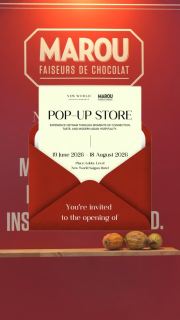 Pop-up Store Opening | You are invited! 

Beginning 19 June, our limited-time pop-up store will officially open its doors—bringing together handcrafted chocolate creations, thoughtfully curated objects, and charming little discoveries you can take home. In the days ahead, we invite you to join us on a journey of craftsmanship and authenticity, where every detail is shaped with intention, precision, and deep devotion to the craft.

Whether you arrive by chance or with purpose, we hope you’ll pause for a moment, wander at your own pace, and enjoy the experience.

We look forward to welcoming you in the Lobby at New World Saigon Hotel.

@marouchocolate
@newworldhotels
@newworldsaigon
#MarouXNewWorldHotels
#NewWorldHotels
#BeyondtheSummer