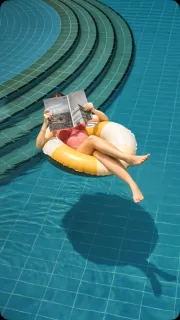 Chill Mode: Pool Moments at Saigon

A quiet corner of summer in the city.
She drifts into the pool, book in hand, letting the water hold the pause—sunlit, unhurried, beautifully effortless.
Chill here a little longer.

@newworldhotels
@newworldsaigon
#BeyondtheSummer
#NewWorldSaigonHotel
#NewWorldHotels